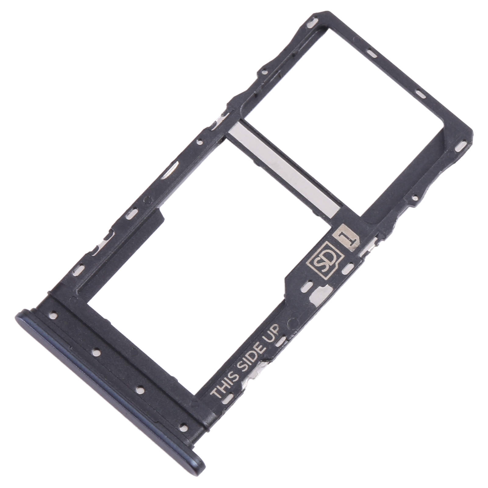 Motorola Moto G 2022 black SIM card tray replacement