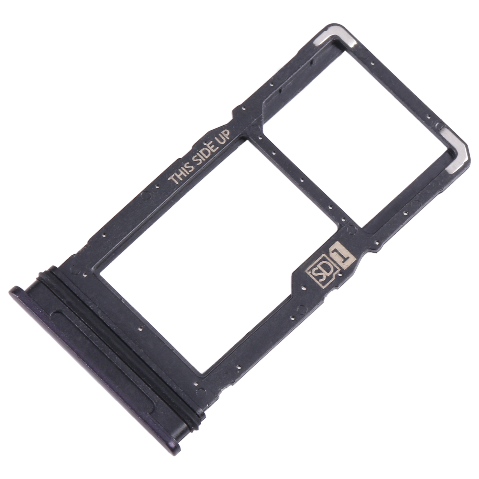 Motorola One 5G Ace SIM card tray black