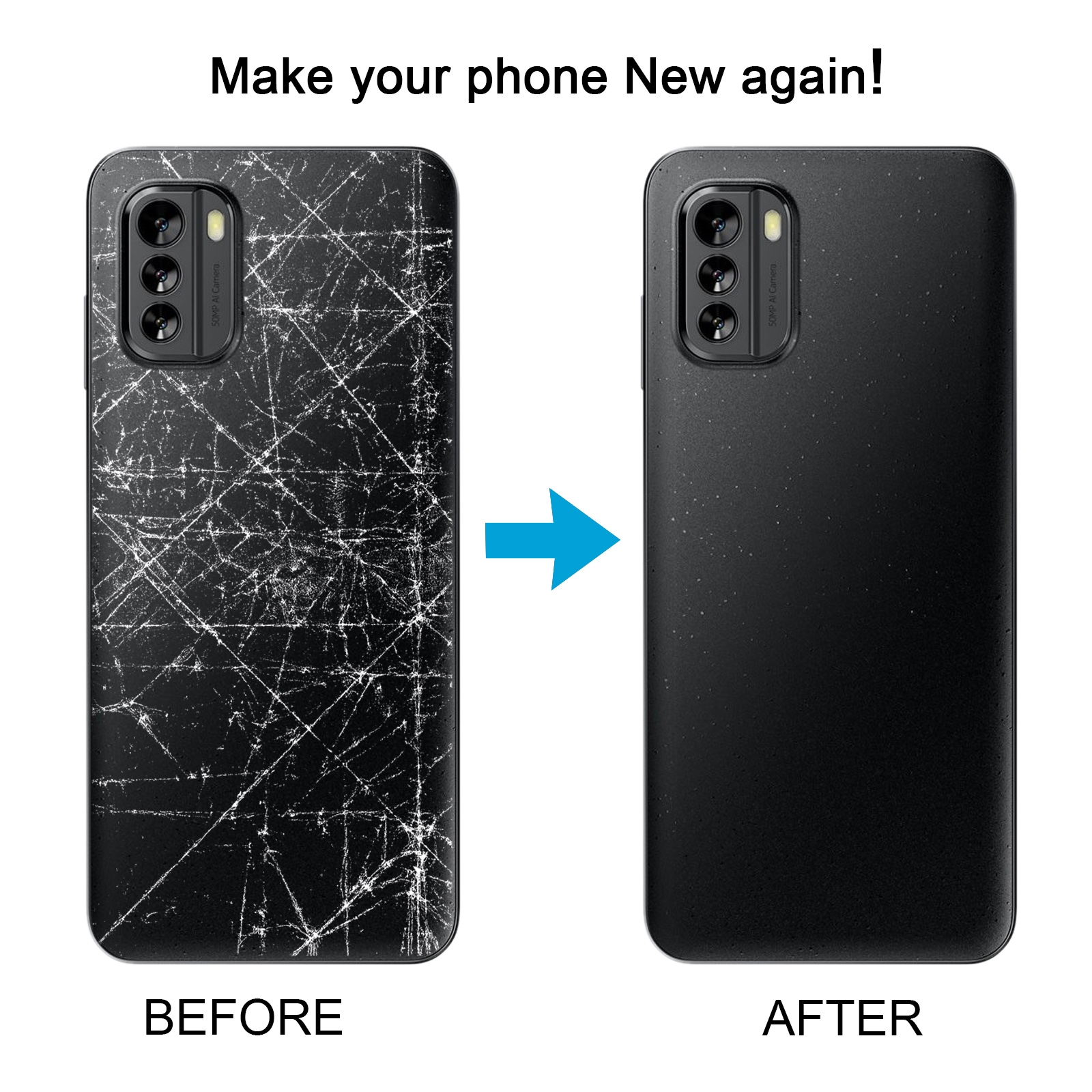 Nokia G60 Black Battery Back Cover Replacement - Image 5