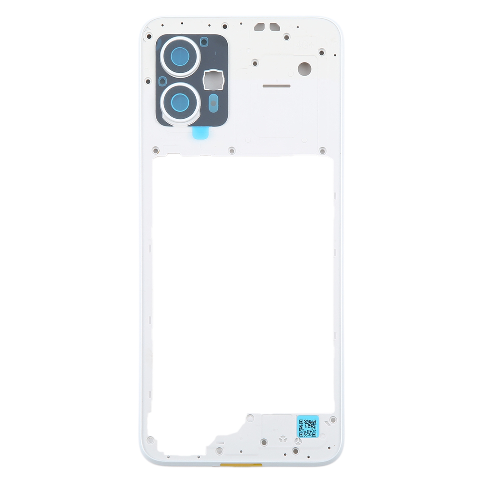 Motorola Moto G23 white middle frame replacement