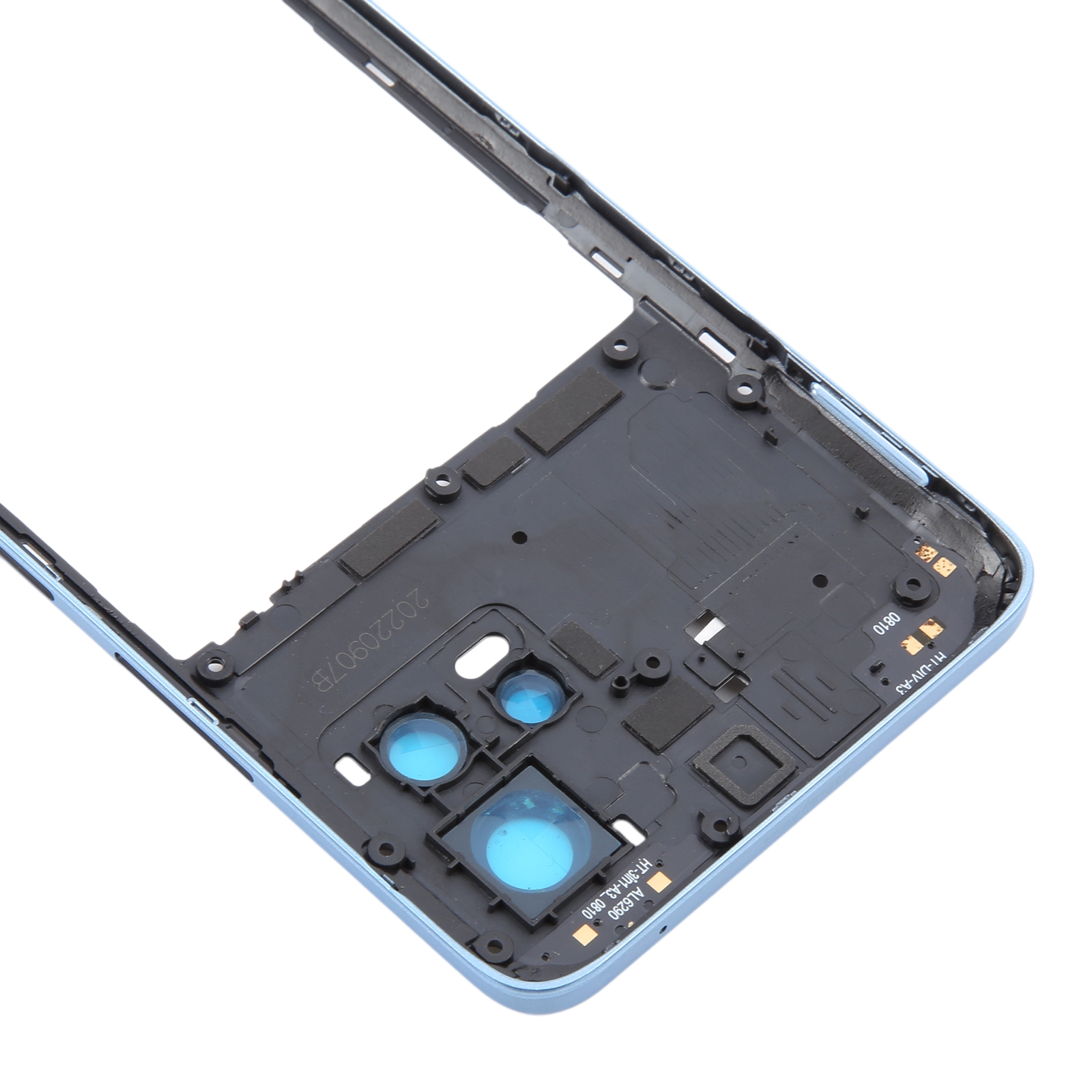 Motorola Moto G72 Blue Middle Frame Replacement - Image 4