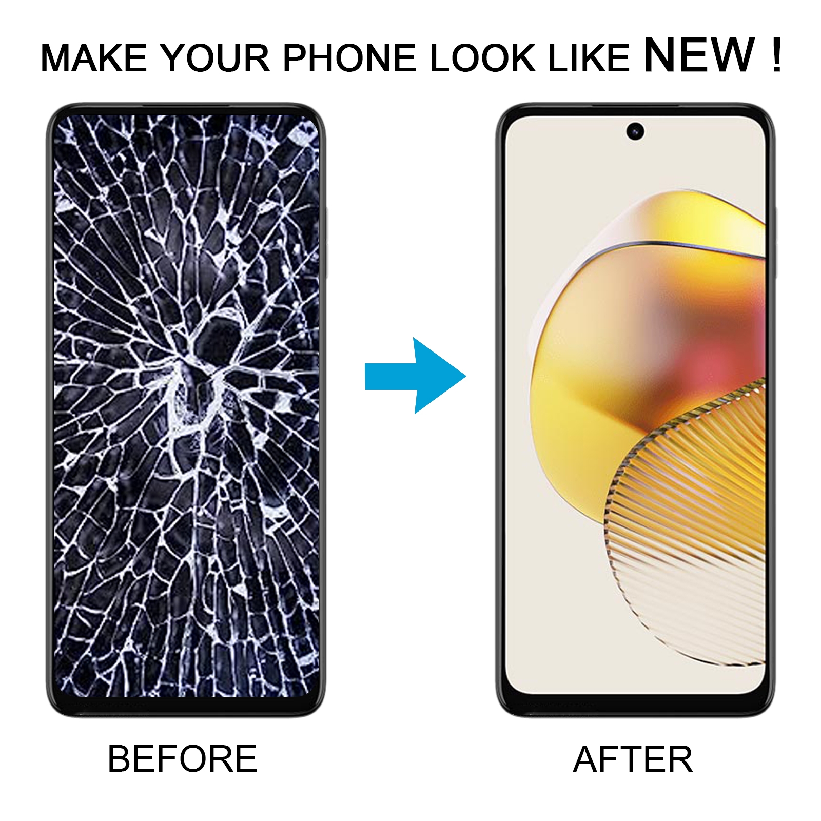 Motorola Moto G73 LCD Screen Digitizer Frame Replacement - Image 5