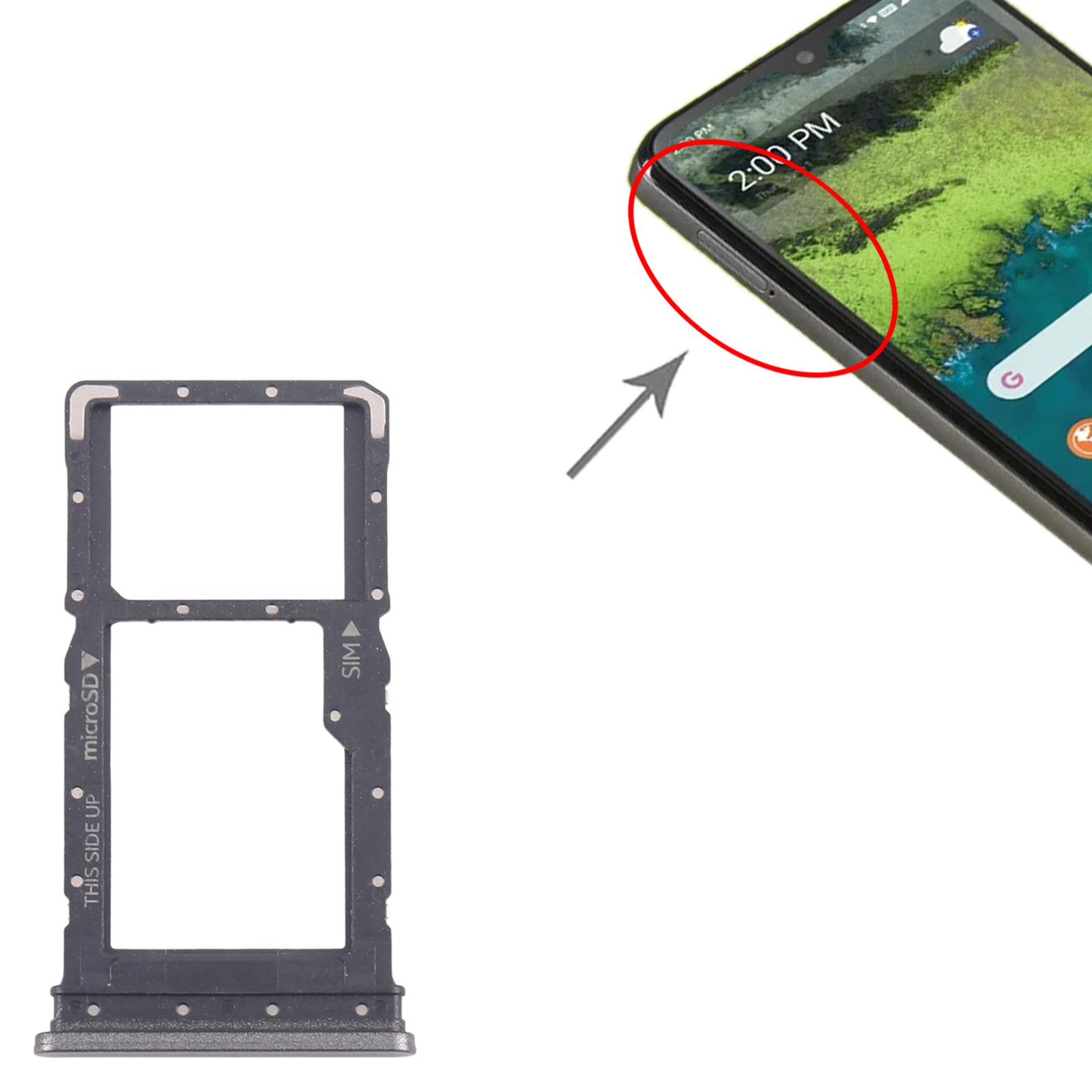 Nokia C110 Black SIM Card Tray Replacement - Image 3