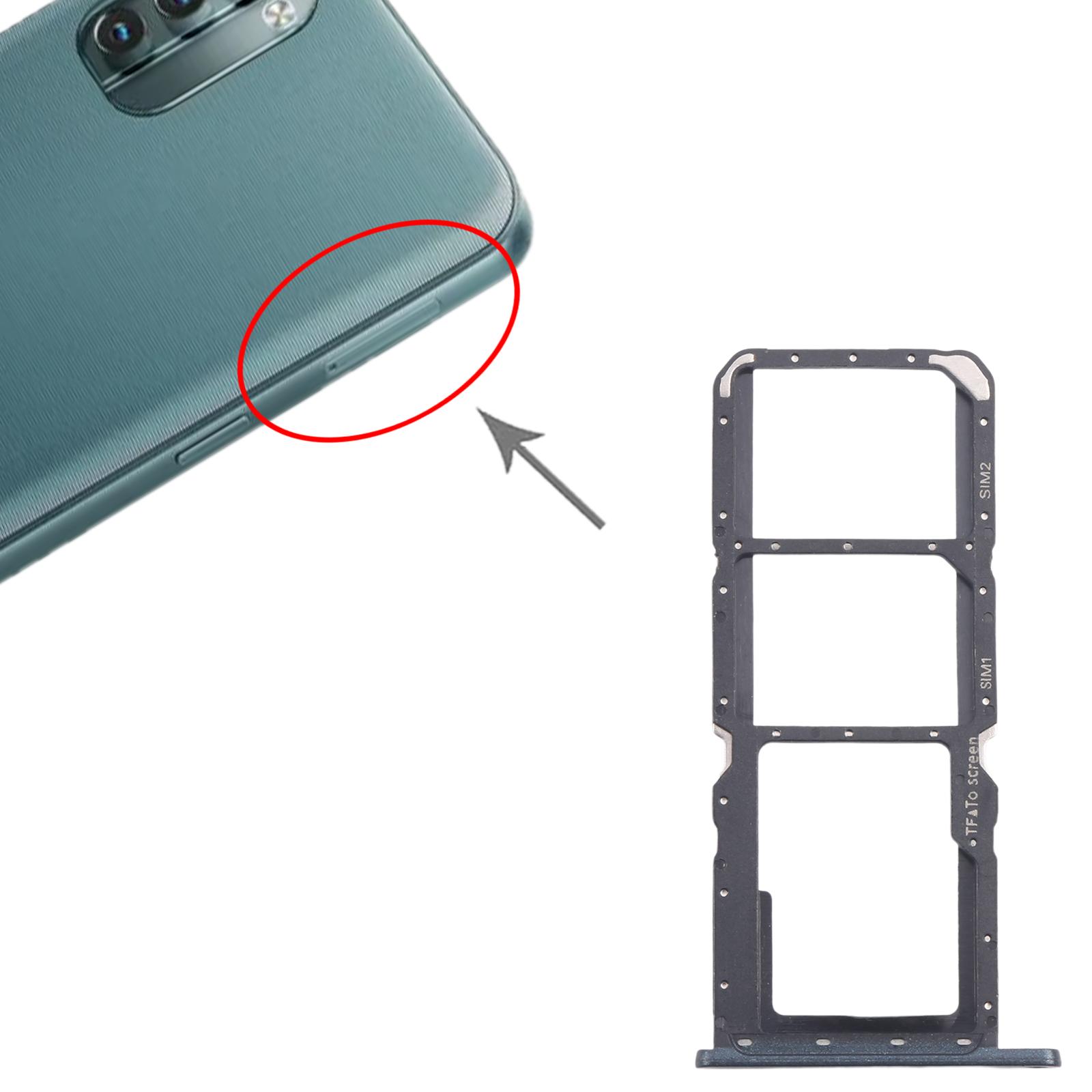 Nokia G21 Black SIM Card Tray Replacement - Image 3