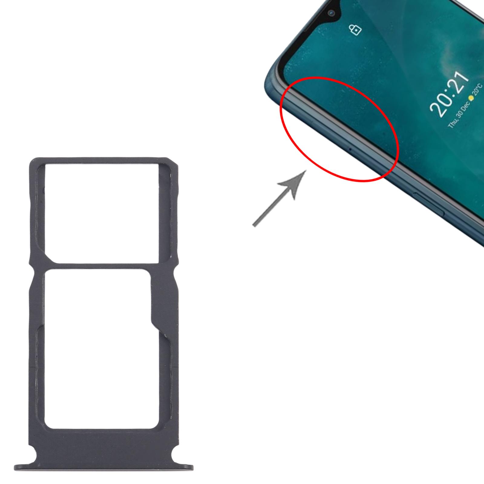 Nokia G50 Black SIM Card Tray Replacement - Image 3