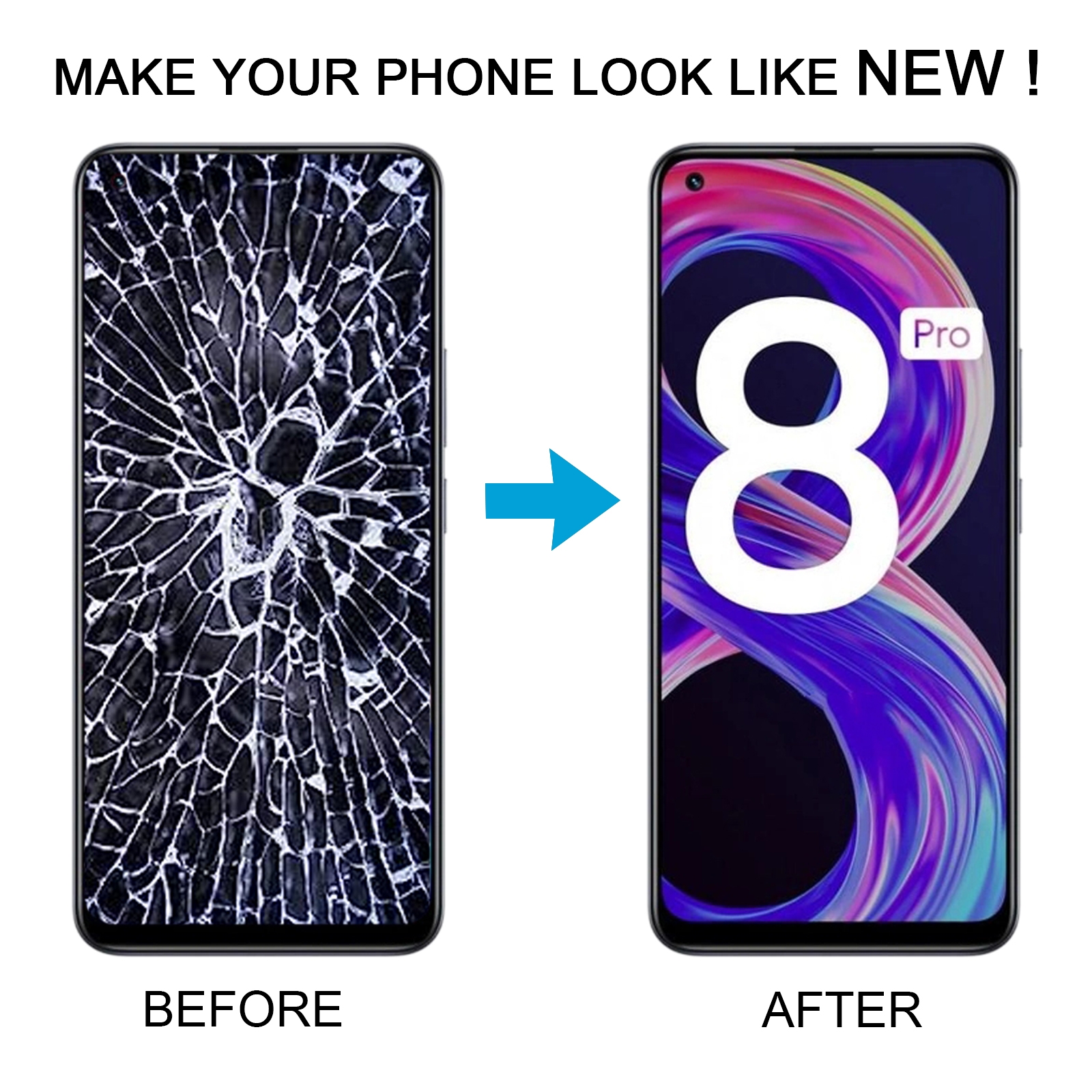 OPPO Realme 8 Pro LCD Screen and Digitizer Replacement - Image 5