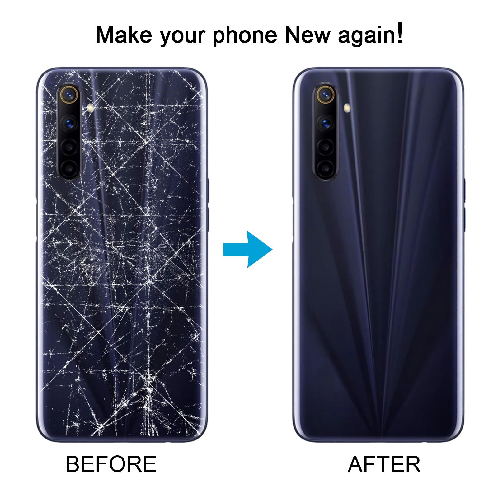Realme 6s Black Back Cover Replacement - Image 5